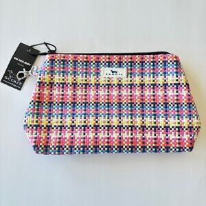 Scout On Holiday Pouch Spring Fling Woven Zippered  Bon Voyage Travel  NWT